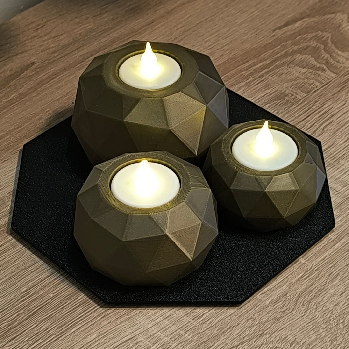 3D nyomtatott mécsestartó szett 