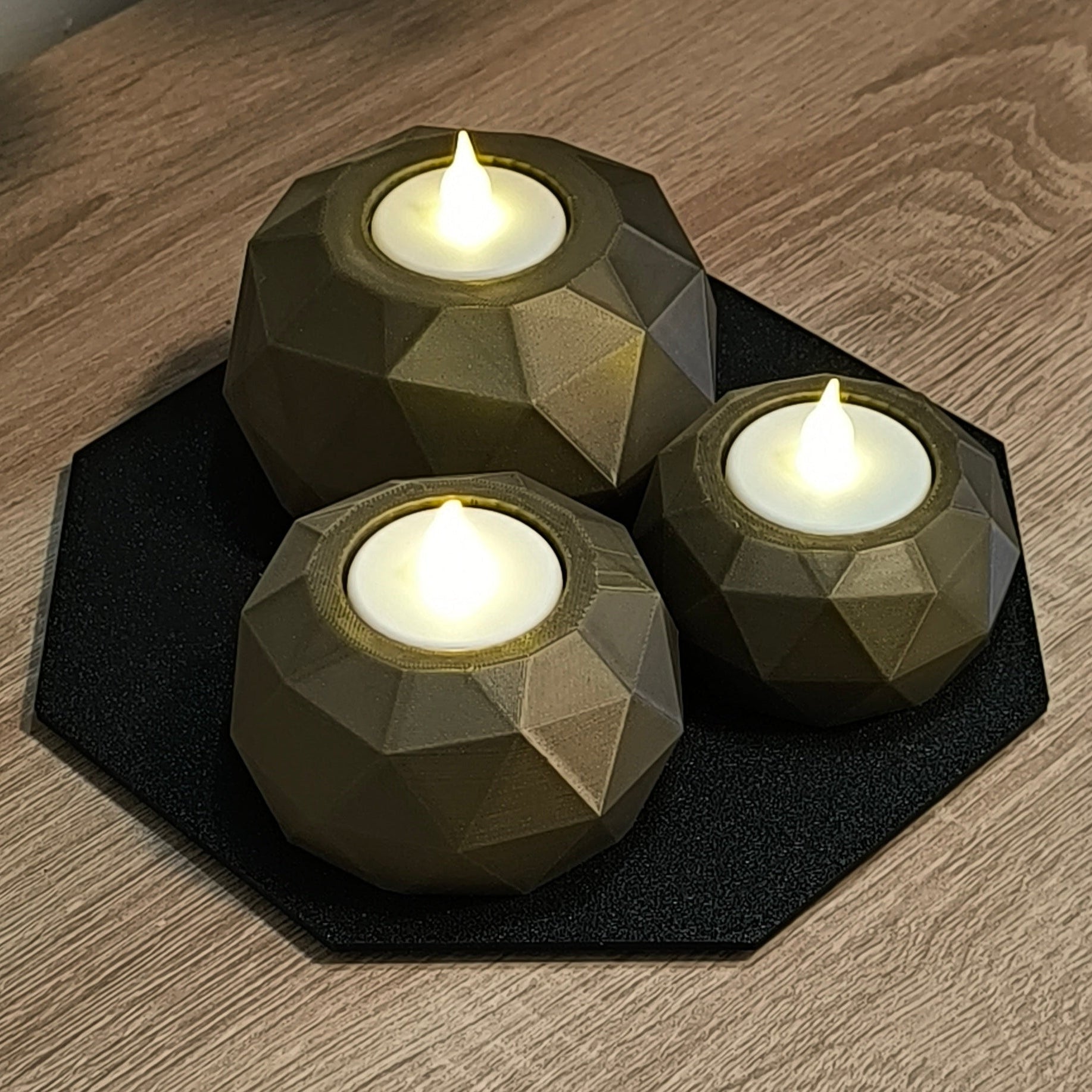 3D nyomtatott mécsestartó szett 