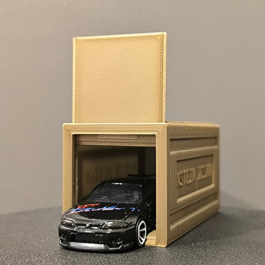 Kisautó garázs 1.0 - Hot Wheels, Majorette, Matchbox kompatibilis (felfelé nyíló)