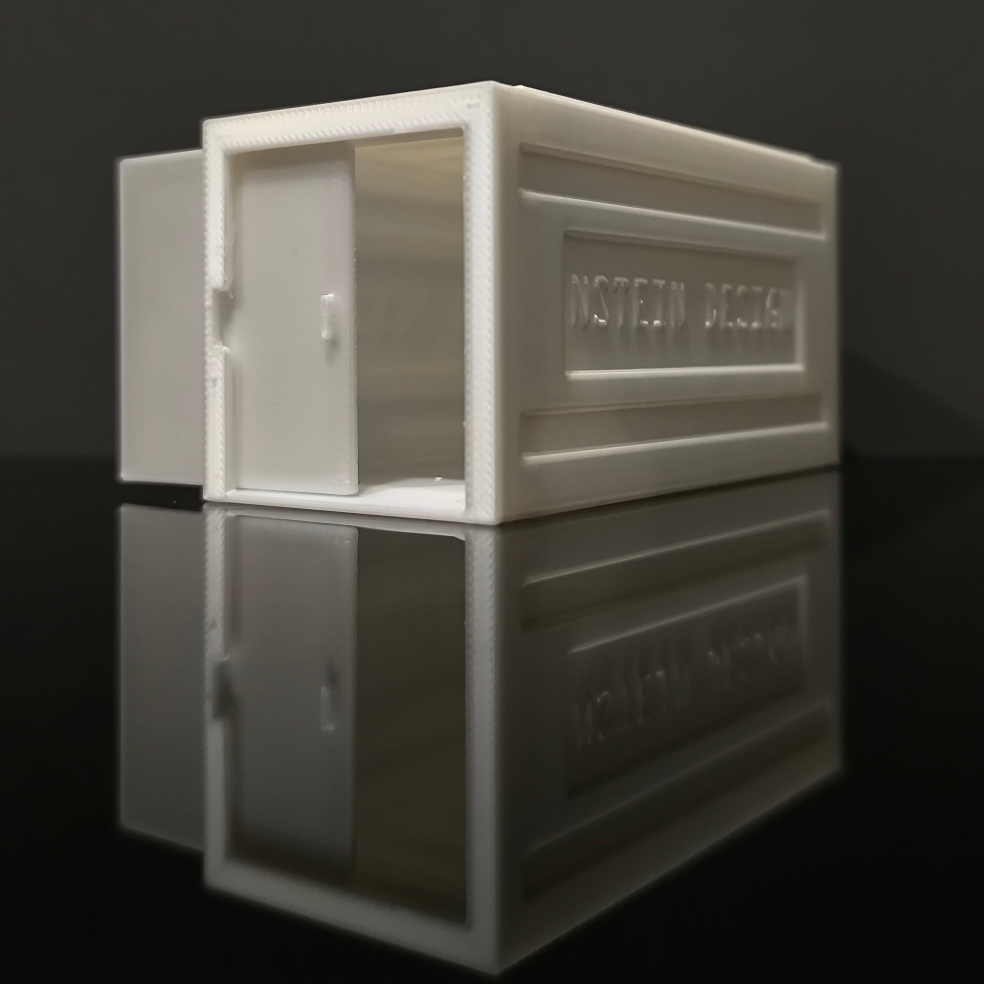 Fehér színű hot wheels kisautó garázs