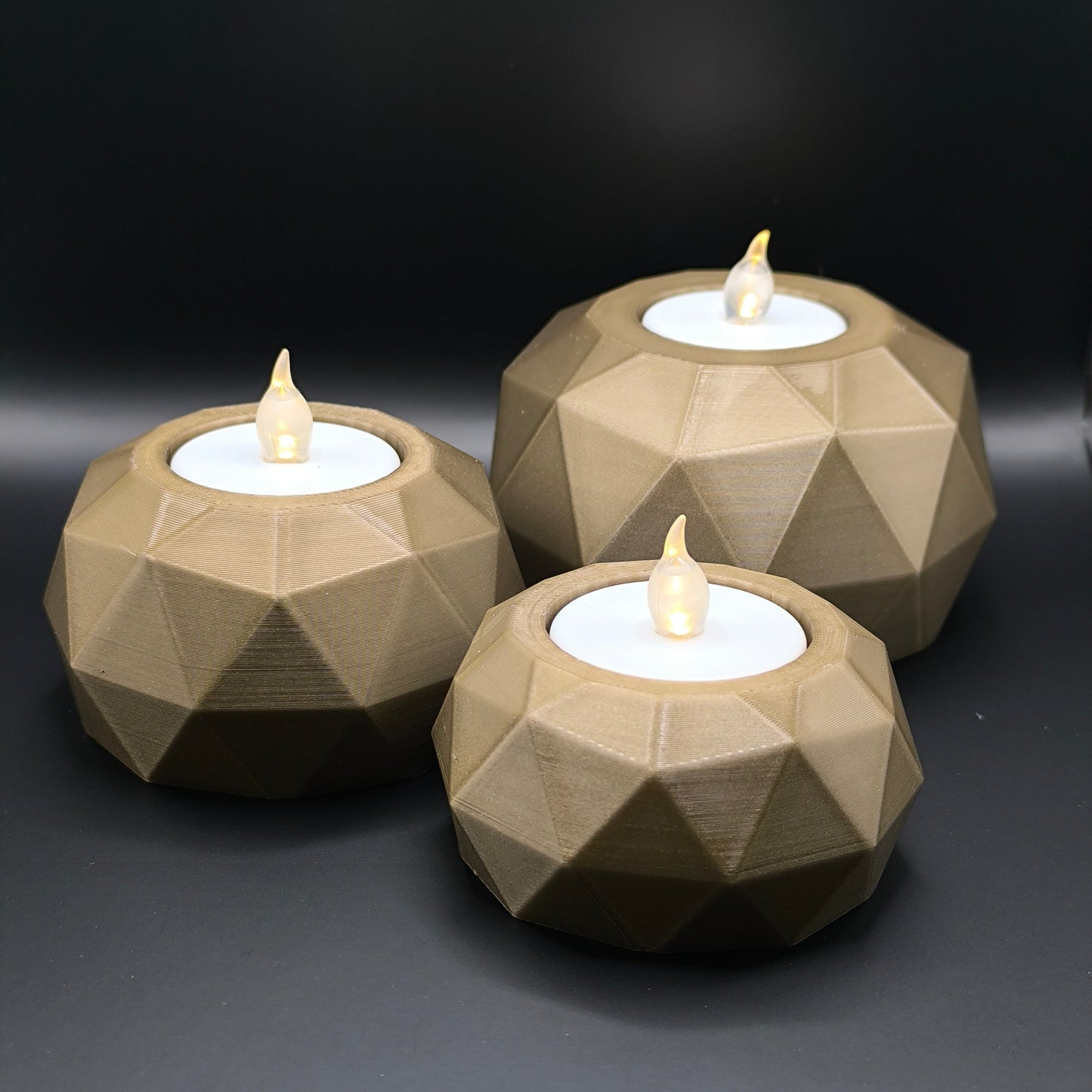 óarany mécsestartó szett